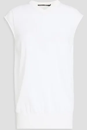 Proenza Schouler Morgan cotton and silk-blend vest - - XS