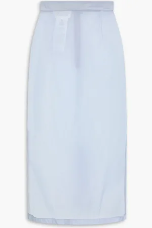 Maison Margiela Shell midi skirt - Blue - IT 38