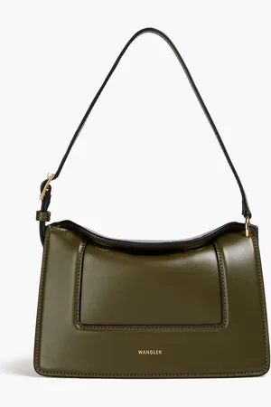 Wandler Penelope micro leather shoulder bag - Green - OneSize