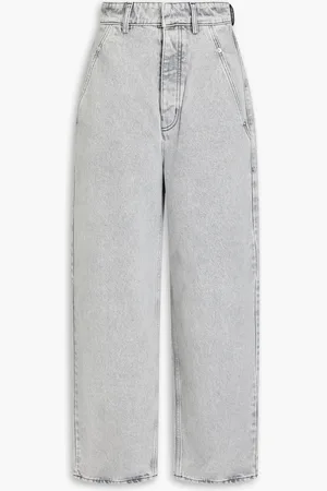 PETAR PETROV Get Up high-rise wide-leg jeans - Gray - L