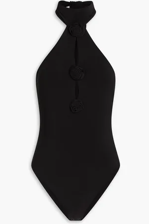 MAGDA BUTRYM Floral-appliquéd cutout jersey bodysuit - - FR 38