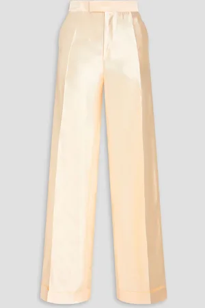 Maison Margiela Mikado wide-leg pants - White - IT 38