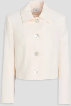 Claudie Pierlot Volcano bouclé-tweed jacket - White - FR 36