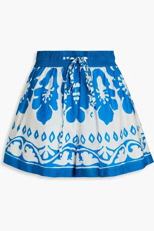 Sandro Printed cotton shorts - - FR 34