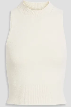 Simkhai Tatyana bouclé-knit tank - White - L