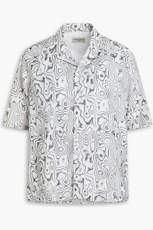 OFFICINE GENERALE Eren printed cotton shirt - - M