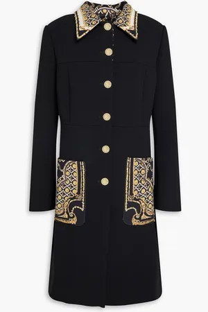 Camilla Embellished twill coat - - L