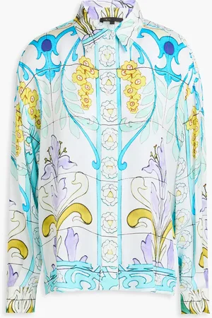 Maje Printed satin shirt - - 2