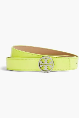 Tory Burch Miller patent-leather belt - Yellow - M