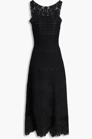 Maje Crochet midi dress - - FR 40