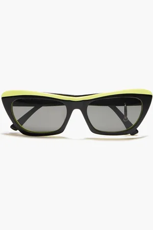 Acne Studios D-frame two-tone acetate sunglasses - - OneSize