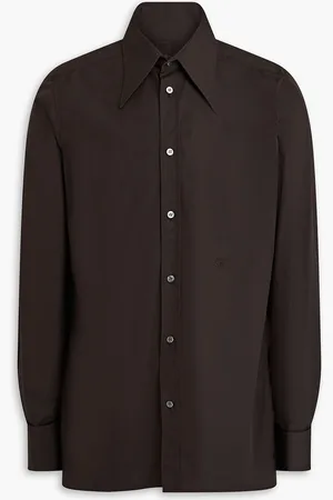 Maison Margiela Cotton-poplin shirt - Brown - 39cm