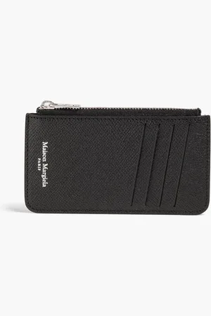 Maison Margiela Pebbled-leather cardholder - - OneSize