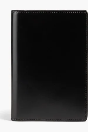 Maison Margiela Glossed-leather cardholder - - OneSize