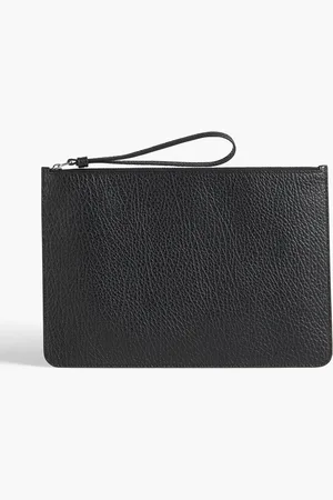 Maison Margiela Pebbled-leather pouch - - OneSize