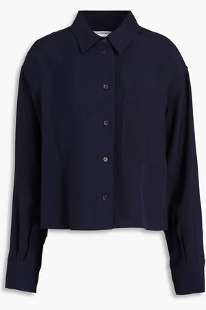 Victoria Beckham Crepe shirt - Blue - UK 8
