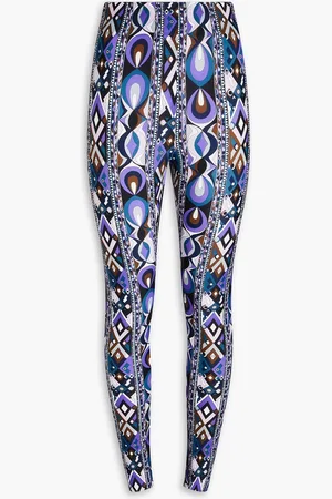 Puccini Printed stretch-jersey leggings - - XS