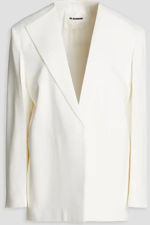 Jil Sander Crepe blazer - White - FR 38