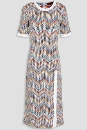 Missoni Crochet-knit cotton-blend midi dress - - IT 38