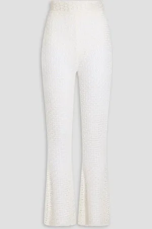 ZIMMERMANN Crochet flared pants - White - 00