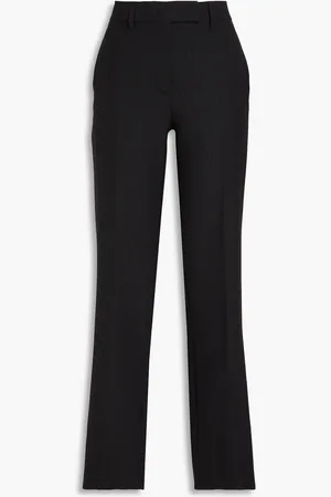 Prada Grain de poudre wool straight-leg pants - - IT 40