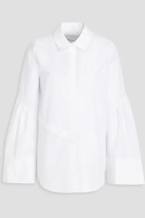 3.1 Phillip Lim Button-detailed cotton-blend poplin shirt - - US 8
