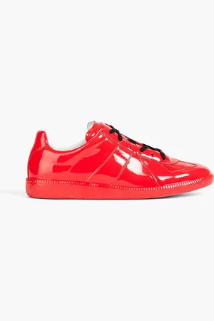 Maison Margiela Replica faux patent-leather sneakers - - EU 42