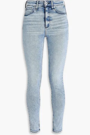 RAG&BONE Nina faded high-rise skinny jeans - Blue - 26