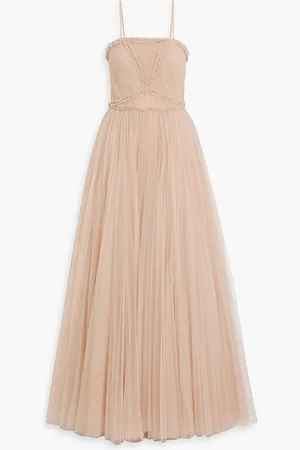 ZAC Zac Posen Pleated tulle gown - Pink - US 8