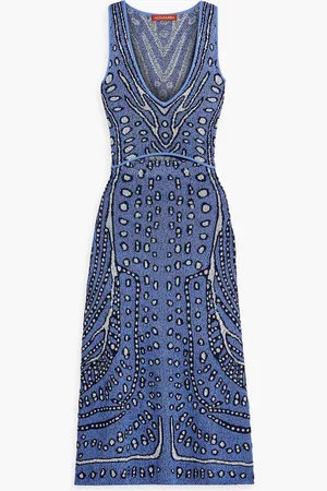 Altuzarra Cutout jacquard-knit midi dress - - S