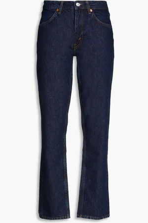 RE/DONE 70s low-rise straight-leg jeans - Blue - 32