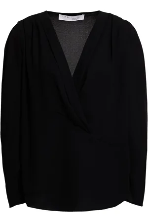 IRO Batcha wrap-effect crepe blouse - - FR 38