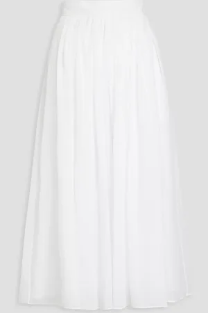 Chloé Ramie midi skirt - - FR 44