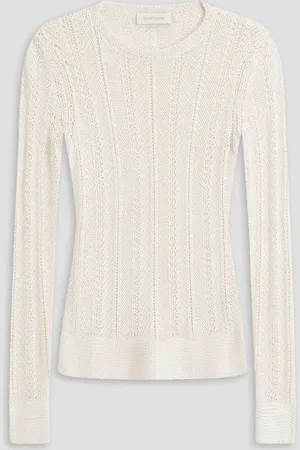 ZIMMERMANN Crochet-knit sweater - White - 0