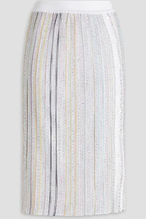 Missoni Sequin-embellished crochet-knit skirt - - IT 42