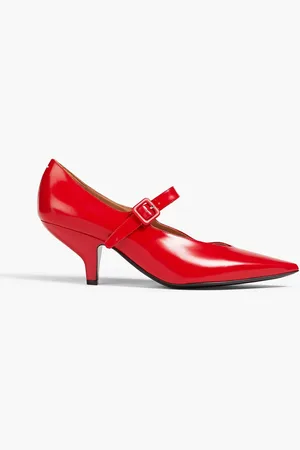 Maison Margiela Glossed-leather Mary Jane pumps - - EU 35