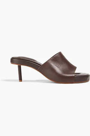 Jacquemus Argilla leather mules - Brown - EU 36
