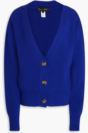 Oscar de la Renta Wool cardigan - Blue - M