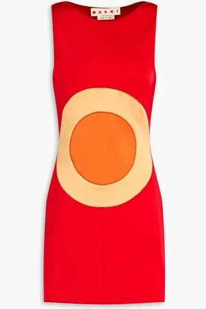 Marni Color-block jersey mini dress - - IT 36