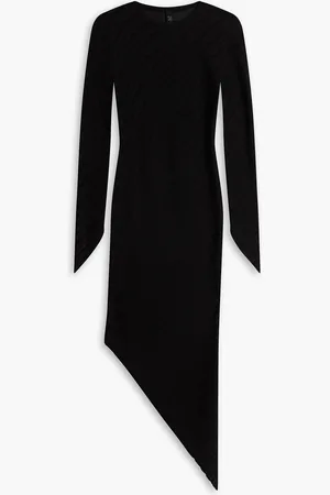PETAR PETROV Asymmetric ribbed silk mini dress - - FR 38