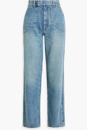 Triarchy Keaton high-rise straight-leg jeans - Blue - 28