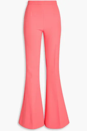 Safiyaa Halluana crepe flared pants - Orange - FR 38