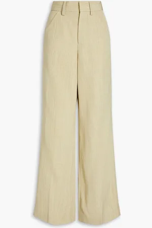 PETAR PETROV Gareth woven wide-leg pants - Neutral - FR 42