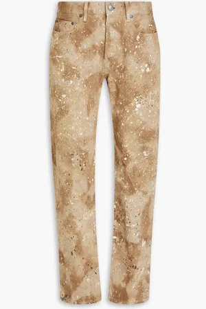 JOHN ELLIOTT The Daze painted tie-dyed denim jeans - Neutral - 31