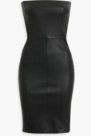 Walter Baker Alexis strapless leather mini dress - - M