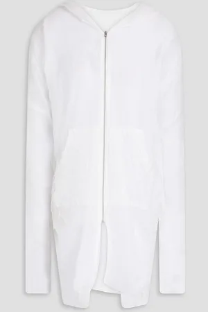 Maison Margiela Layered silk-gauze hooded jacket - - IT 36