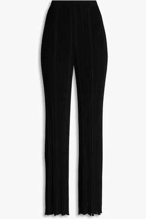 GENTRYPORTOFINO Ribbed-knit straight-leg pants - - IT 44