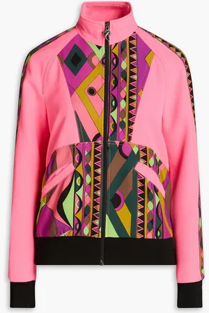 Puccini Printed crepe sweatshirt - Pink - IT 44