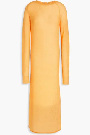 Acne Studios Metallic knitted midi dress - - XXS