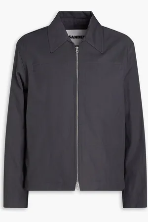 Jil Sander Twill jacket - Blue - IT 48